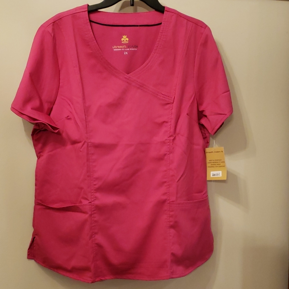 Ultra soft scrub top